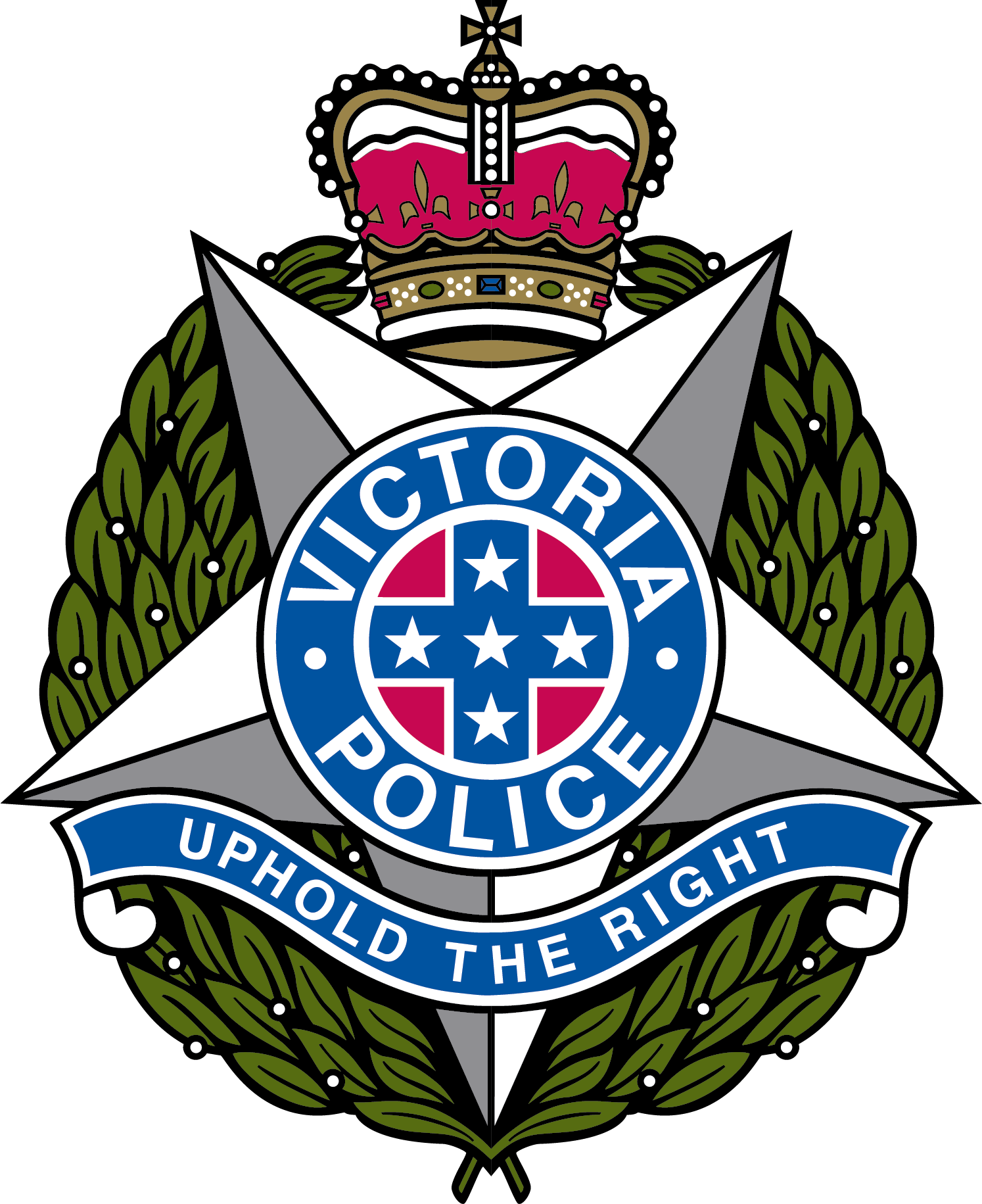 Victoria Police badge logo