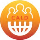 Culturally and linguistically diverse logo
